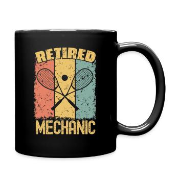 Squash retired mechanic - Full Colour Mug - black - Right