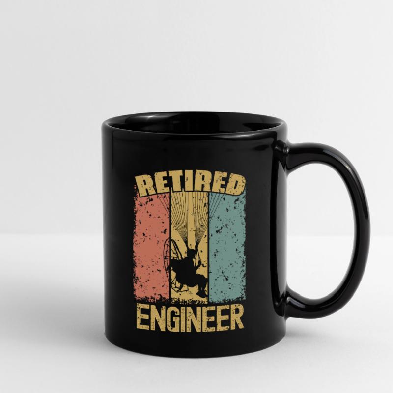 Paramotoring retired engineer Full Colour Mug