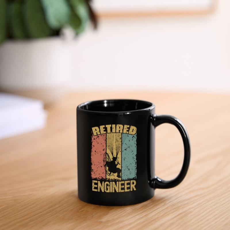 Paramotoring retired engineer Full Colour Mug