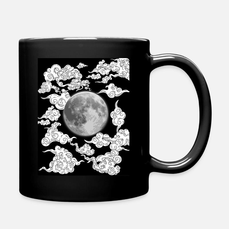 Mond - Tasse einfarbig - Schwarz