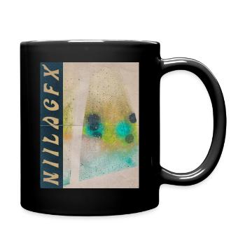 Flashing lights - Full Colour Mug - black - Right