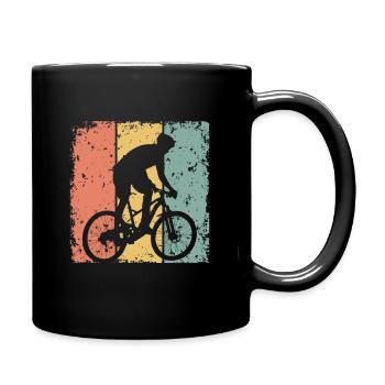 Biking retro - Full Colour Mug - black - Right