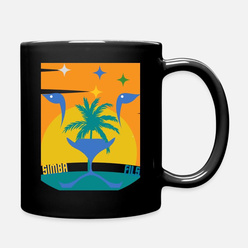 the lion island - Mug uni - noir