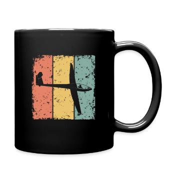 Rétro de glisse - Mug uni - noir - Droite