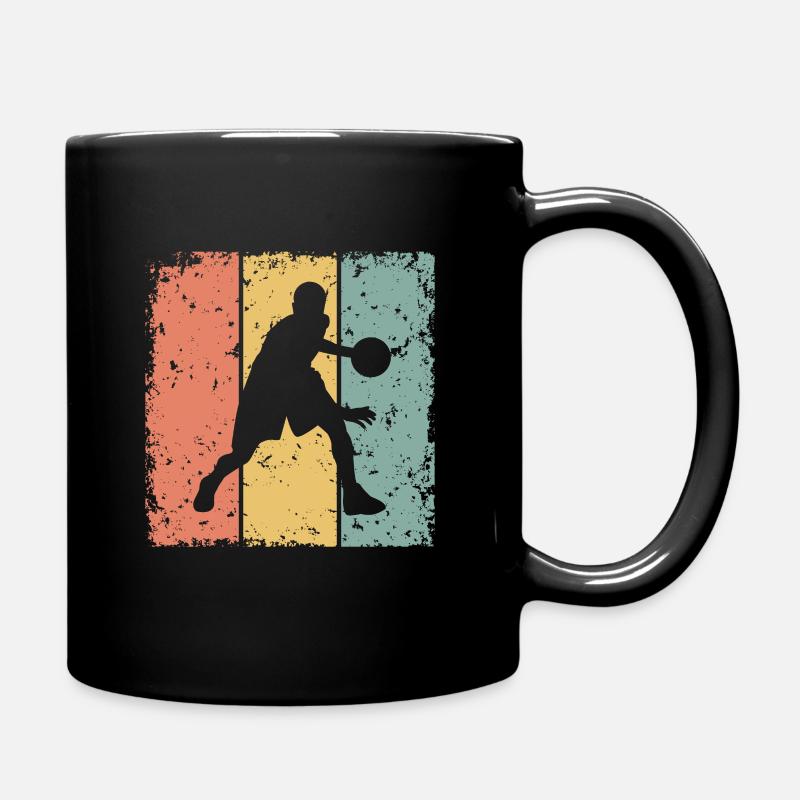 Basketball rétro - Mug uni - noir