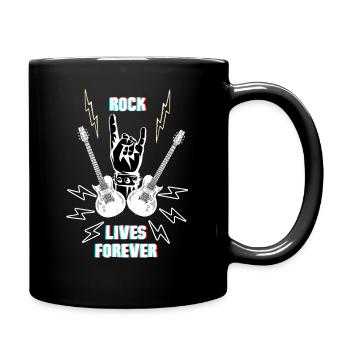 Rock liver Forever - Full Colour Mug - black - Right