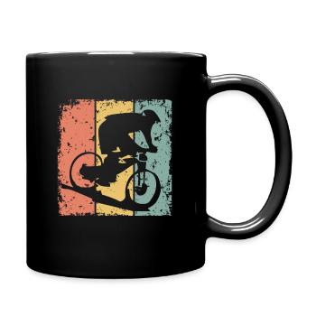 Biking retro - Full Colour Mug - black - Right