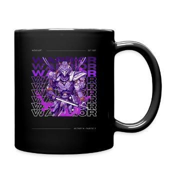 Krieger Samurai - Tasse einfarbig - Schwarz - Rechts