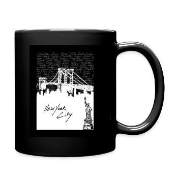 City-Design - Tasse einfarbig - Schwarz - Rechts