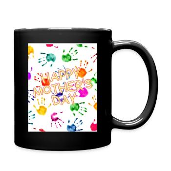 Happy Mother s Day - Full Colour Mug - black - Right