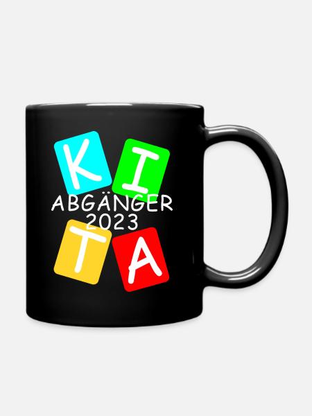 Kita Abgänger 2023 - Tasse einfarbig - Schwarz