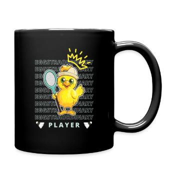 Joueur Eggstraordinary - Mug uni - noir - Droite