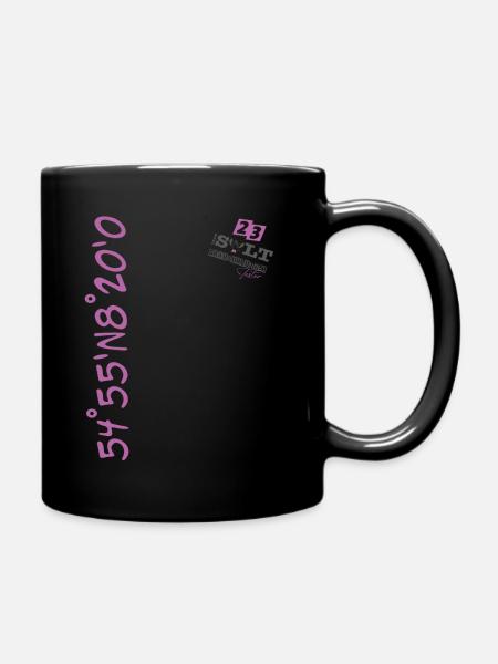 Sylt Shirts direkt von der Insel - Tasse einfarbig - Schwarz
