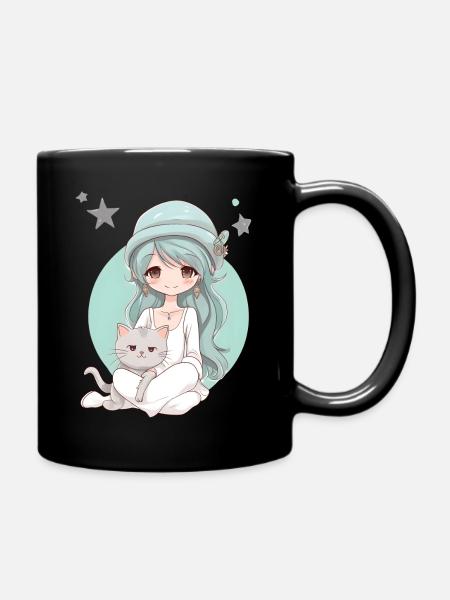 Menthe mystique - Mug uni - noir