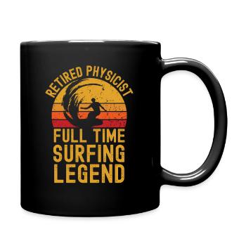 Physicien à la retraite légende du surf - Mug uni - noir - Droite