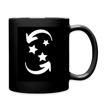 Stars - Full Colour Mug - black - Right