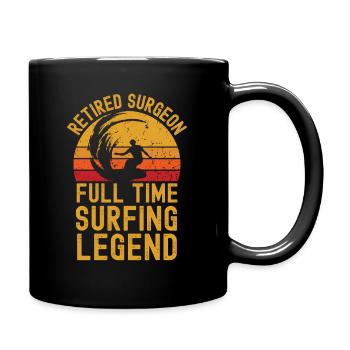 Chirurgien à la retraite légende du surf - Mug uni - noir - Droite