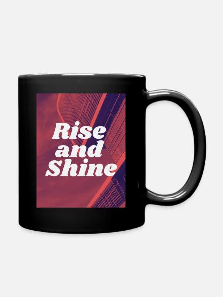 Rise and Shine - Mug uni - noir