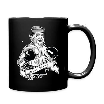 Rieser Grantler // Illustration - Tasse einfarbig - Schwarz - Rechts