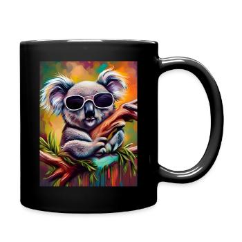 Sonnenbrille - Tasse einfarbig - Schwarz - Rechts