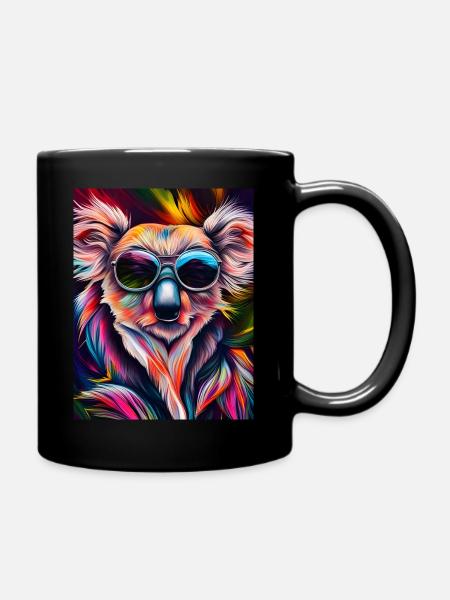 Lunettes de soleil Koala - Mug uni - noir