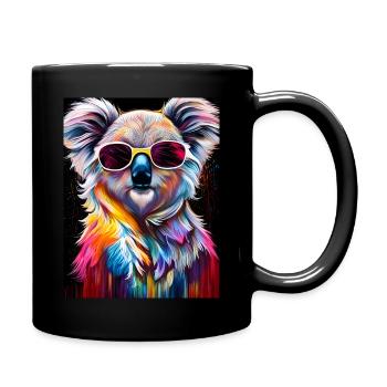 Koala Sunglasses - Full Colour Mug - black - Right