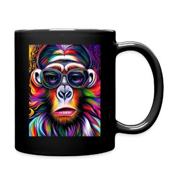 Lunettes de soleil - Mug uni - noir - Droite