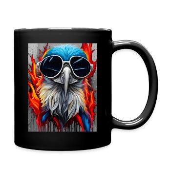 Lunettes de soleil - Mug uni - noir - Droite