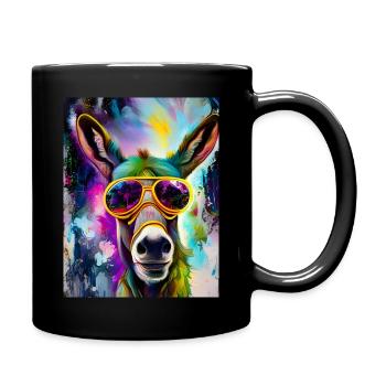Lunettes de soleil - Mug uni - noir - Droite