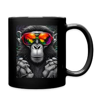 Lunettes de soleil - Mug uni - noir - Droite