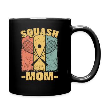 Squash-Mutter - Tasse einfarbig - Schwarz - Rechts