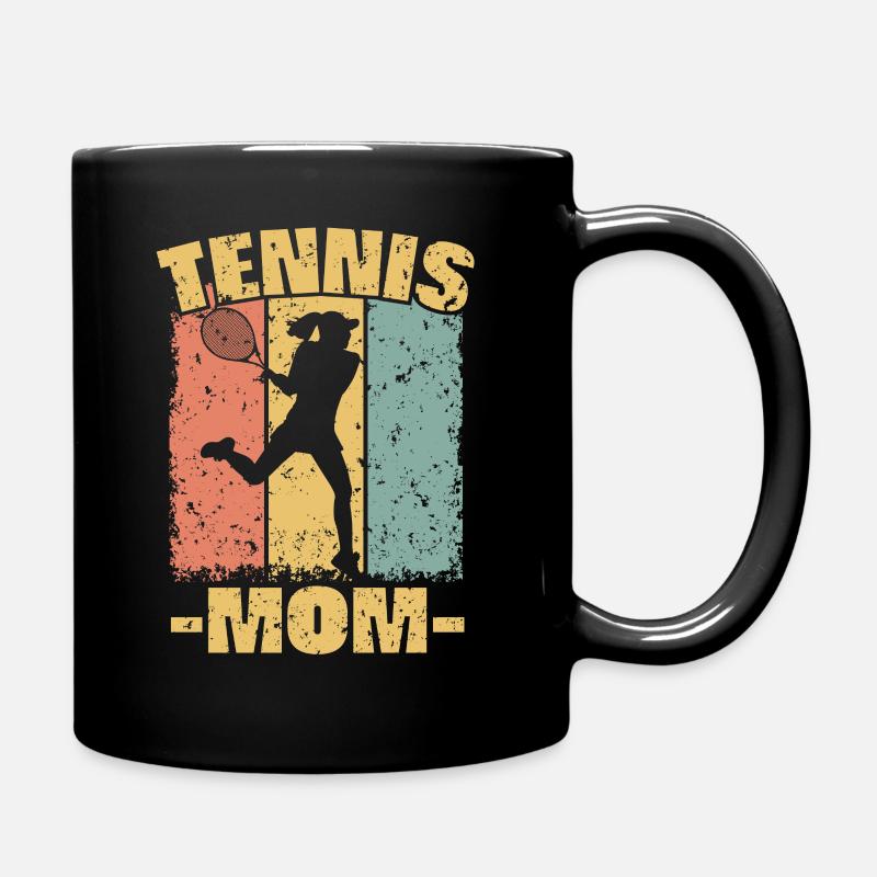Maman tennis - Mug uni - noir