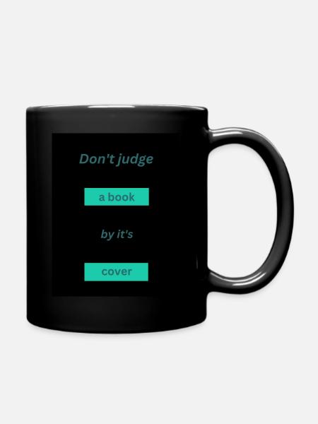 Don t judge a book by it s cover - Tasse einfarbig - Schwarz