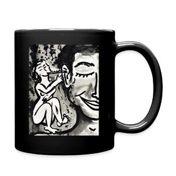 The Secret - Full Colour Mug - black - Right