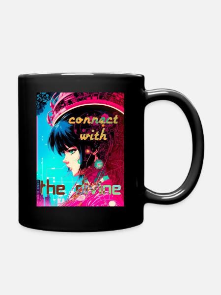 Connectez-vous avec le divin - Mug uni - noir