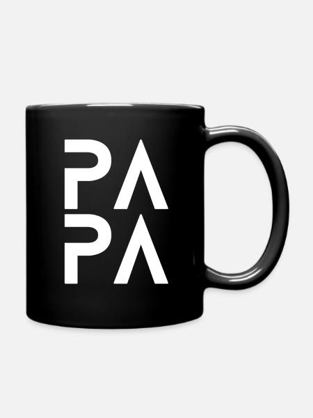 PAPA - Tasse einfarbig - Schwarz