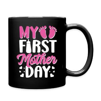 Being Mom My First Mother's Day as a Mommy - Mug uni - noir - Droite