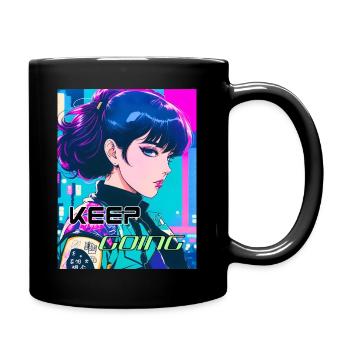 Keep Going ( Women Version) - Full Colour Mug - black - Right