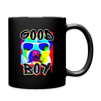 Good Boy Serie 2 - Tasse einfarbig - Schwarz - Rechts