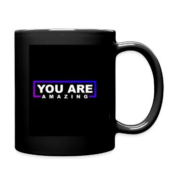 Tu es incroyable - Mug uni - noir - Droite