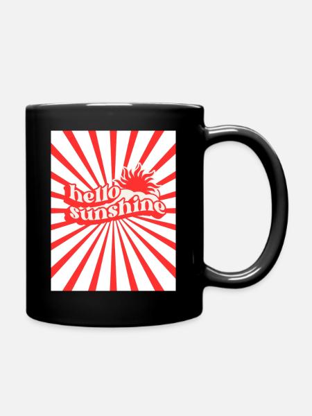 Retro summer - Tasse einfarbig - Schwarz