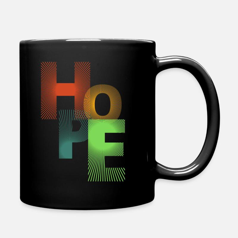 Hope - Tasse einfarbig - Schwarz