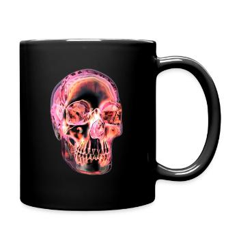 Crâne - Mug uni - noir - Droite