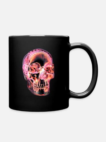 Skull - Full Colour Mug - black