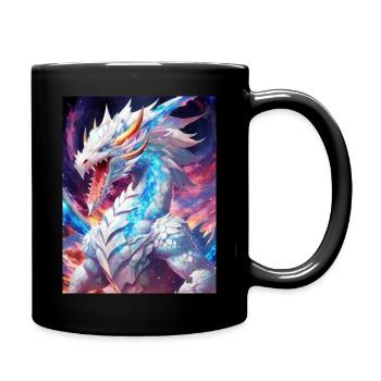 Aurelia la Dragonne Céleste de Lumière - Mug uni - noir - Droite