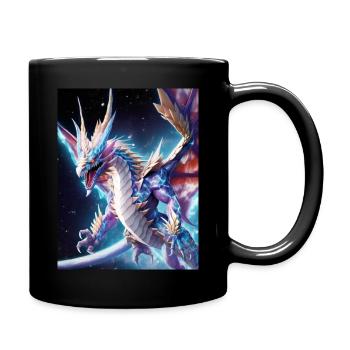 Fulgur le Dragon Céleste de l'Éclair - Mug uni - noir - Droite