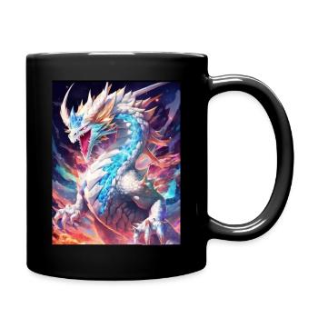 Ignis le Dragon Céleste de Feu - Mug uni - noir - Droite