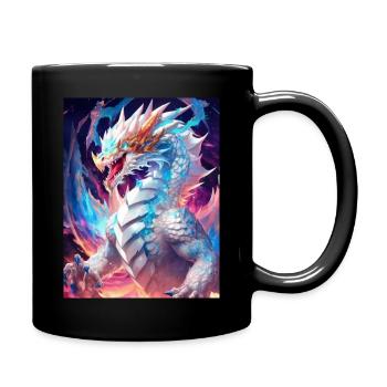 Océane la Dragonne Céleste des Mers - Mug uni - noir - Droite