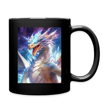 Draco le Dragon Céleste Élémentaire - Mug uni - noir - Droite