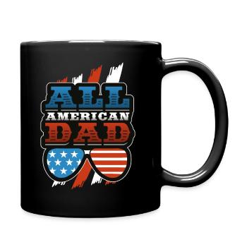 All American Dad Sunglasses 4th Of Juillet - Mug uni - noir - Droite